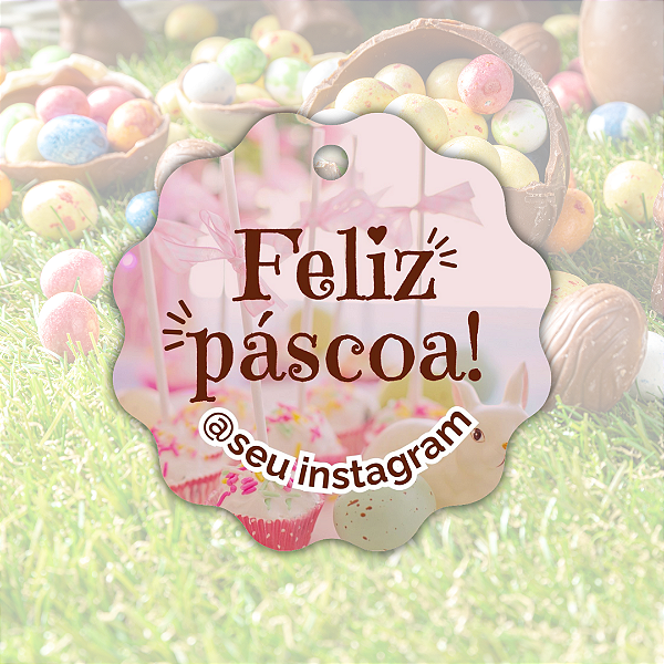 50 Tags Páscoa - Modelo 4