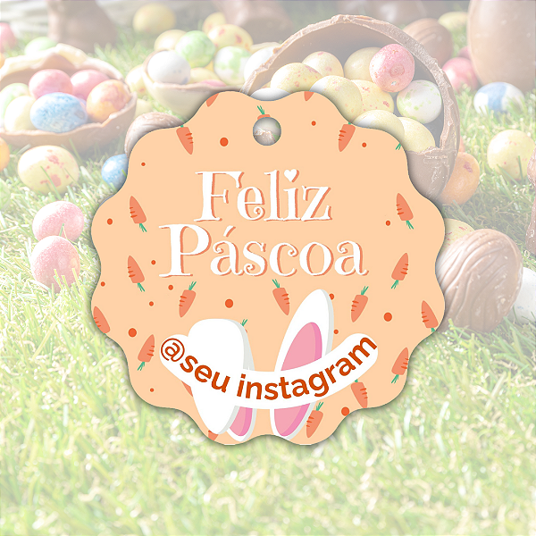 50 Tags Páscoa - Modelo 5