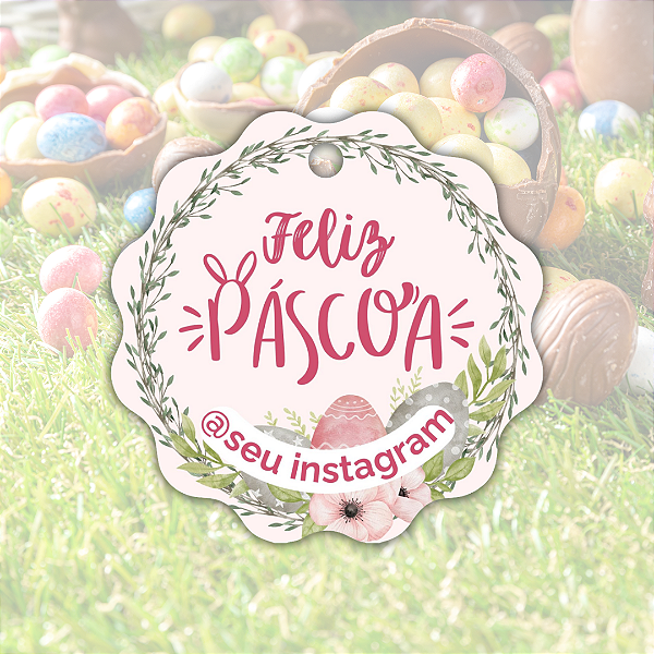 50 Tags Páscoa - Modelo 6