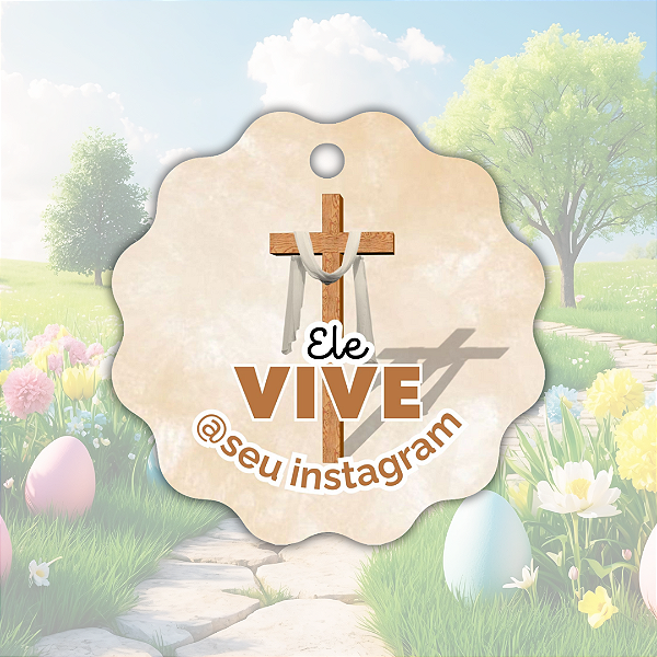 50 Tags Páscoa - Modelo 8