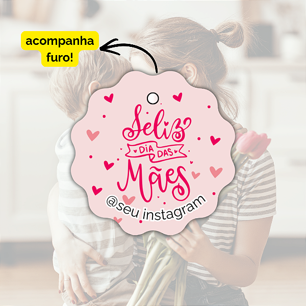 50 Tags Dia Mães- Modelo 1