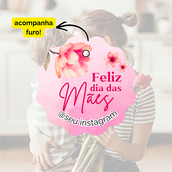50 Tags Dia Mães- Modelo 2