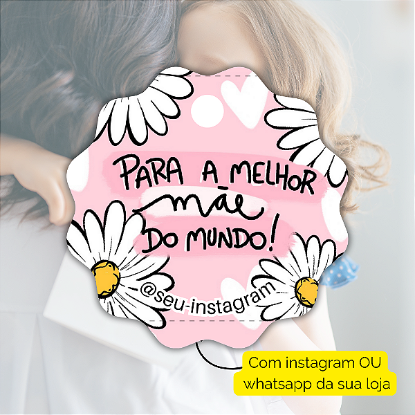 50 Tags Dia Das Mães 2024 - Modelo 2
