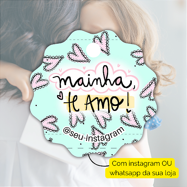 50 Tags Dia Das Mães 2024 - Modelo 3