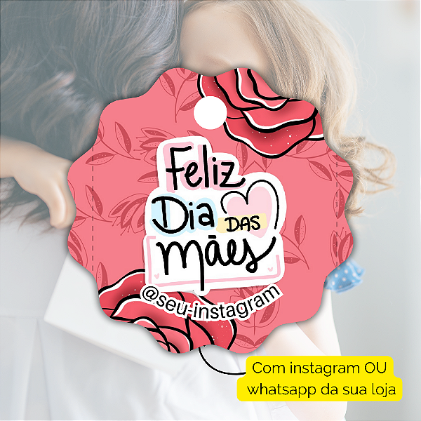 50 Tags Dia Das Mães 2024 - Modelo 6