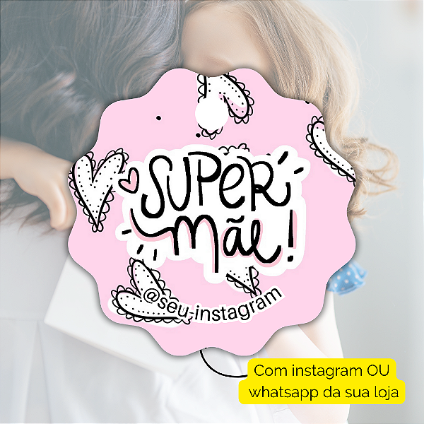 50 Tags Dia Das Mães 2024 - Modelo 15