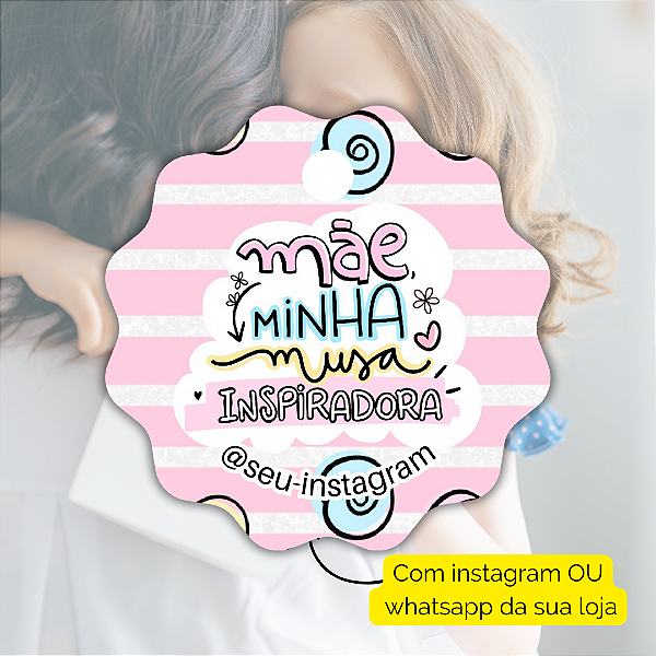 50 Tags Dia Das Mães 2024 - Modelo 17