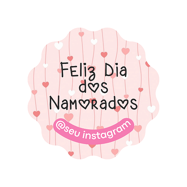 48 Adesivos Dia Dos Namorados - modelo 1