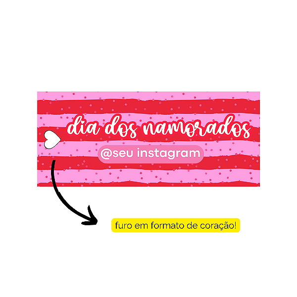 20 Tags Dia Dos Namorados - modelo 8