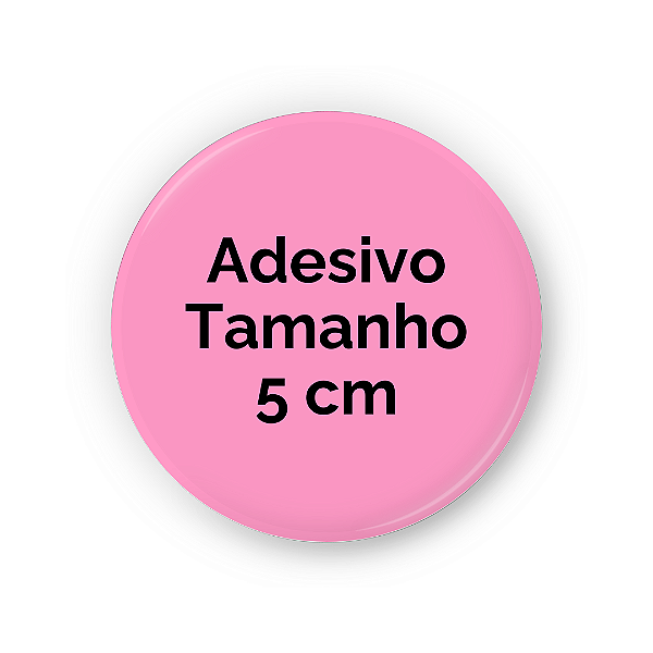 Adesivos Com Sua Logotipo - 5 cm