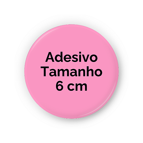 Adesivos Com Sua Logotipo - 6 cm
