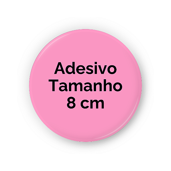 Adesivos Com Sua Logotipo - 8 cm