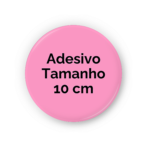 Adesivos Com Sua Logotipo - 10 cm