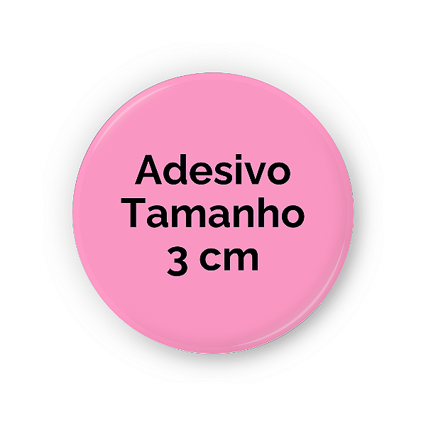 Adesivos Com Sua Logotipo - 3 cm