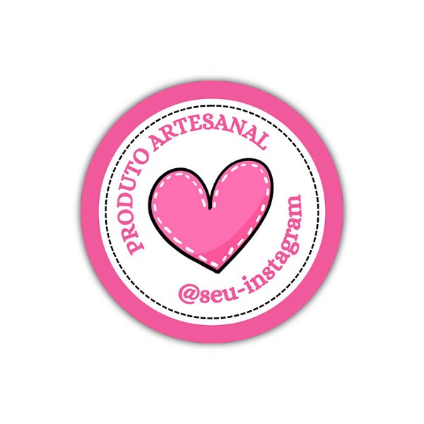 Pague 120 Leve 180 Adesivos - Produto artesanal (rosa)