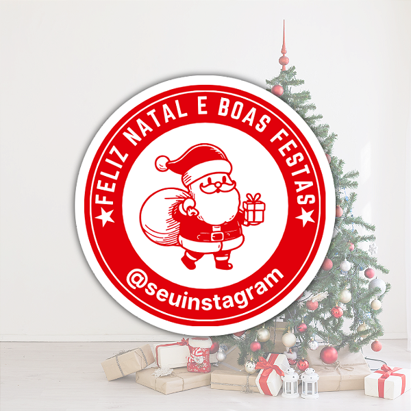 30 Adesivos Natal - Nº 8