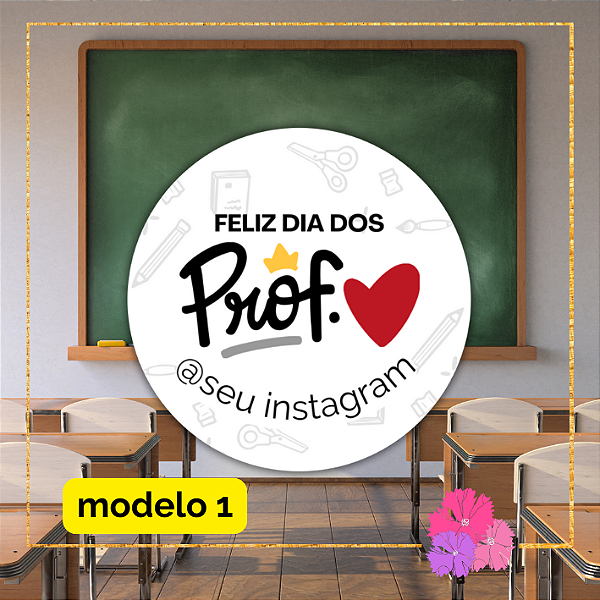 48 Adesivos Dia Dos Professores