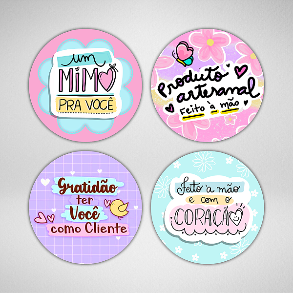 Nº 1 - Combo 240 Adesivos de Embalagem