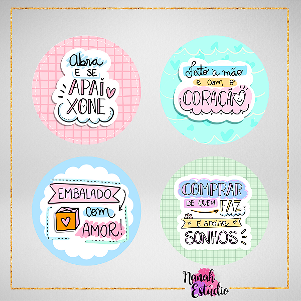 Nº 1 - Combo 240 Adesivos de Embalagem