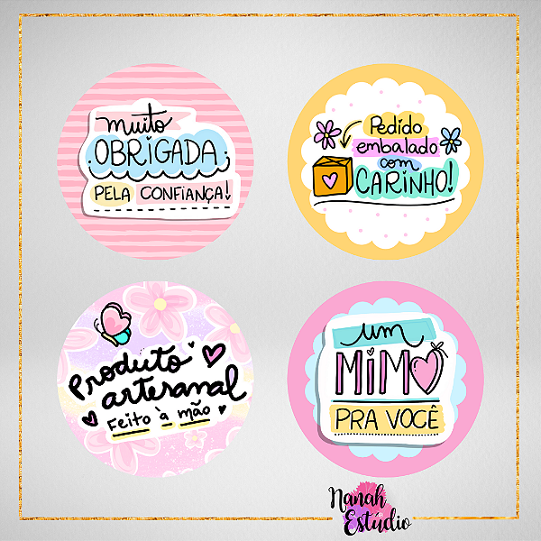 Nº 3 - Combo 240 Adesivos de Embalagem