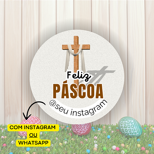 48 Adesivos Páscoa 2025 - Modelo 22