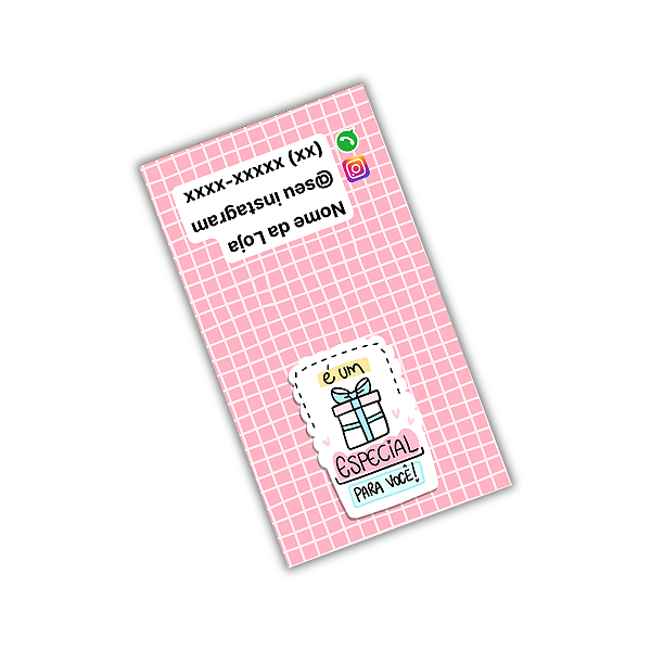50 Adesivos Lacre 9x5cm - É Um Presente Especial Pra Você!