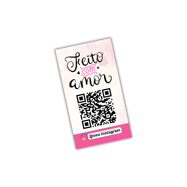 50 Adesivos Lacre 9x5cm - Feito Com Amor Nº 3