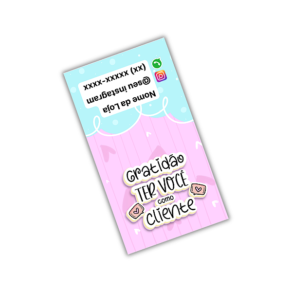 50 Adesivos Lacre 9x5cm - Gratidão Ter Você Como Cliente
