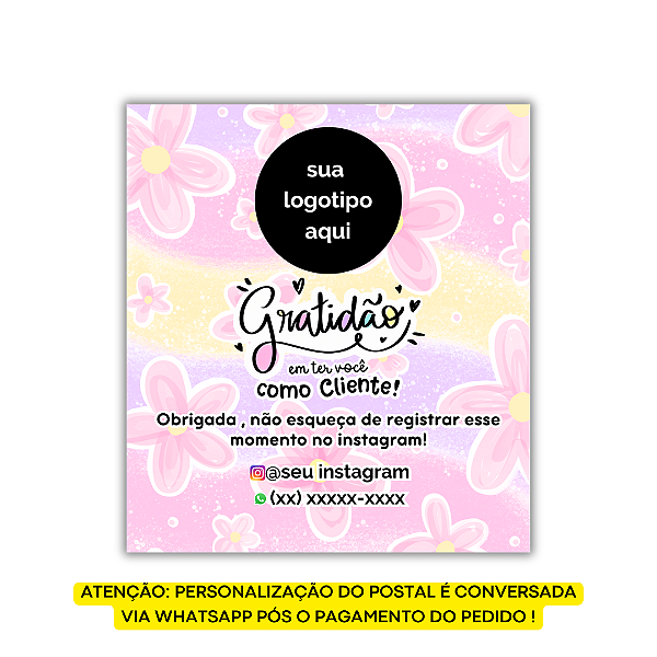 Nº 1 - Postal Personalizado