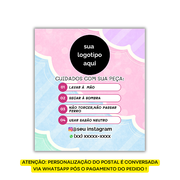 Nº 7 - Postal Personalizado