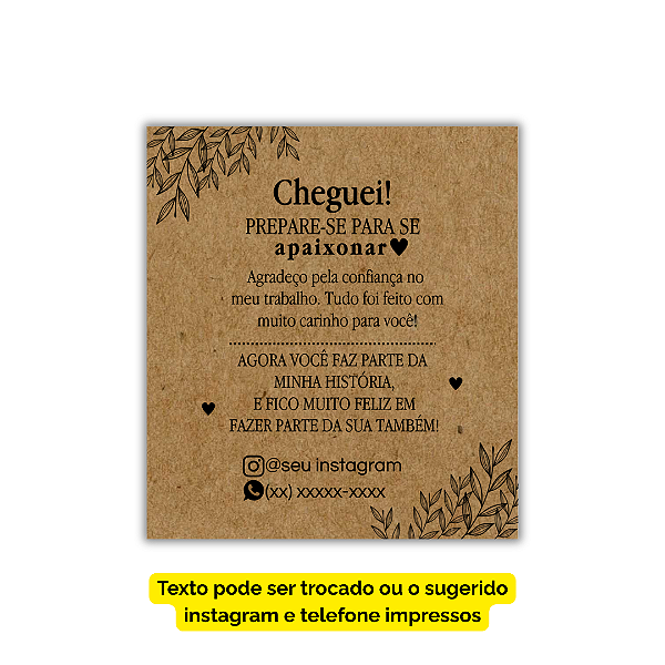 Nº 8 - Postal Personalizado