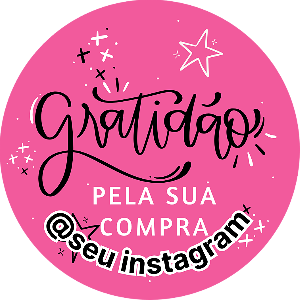 120 Adesivos - Gratidão (rosa)