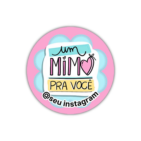 120 Adesivos - Um Mimo Pra Você