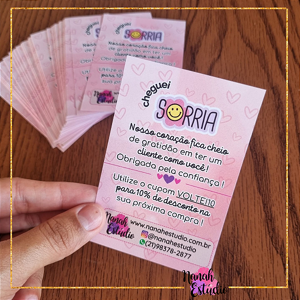 Mini Panfleto Personalizado (10x7cm)