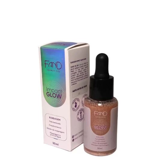 BLINDAGEM IMPACT GLOW GOLD - FAND COSMÉTICOS