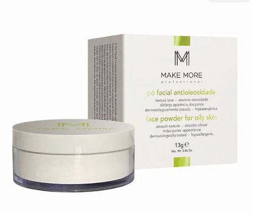 PÓ FACIAL UNIVERSAL ANTIOLESIDADE - MAKE MORE