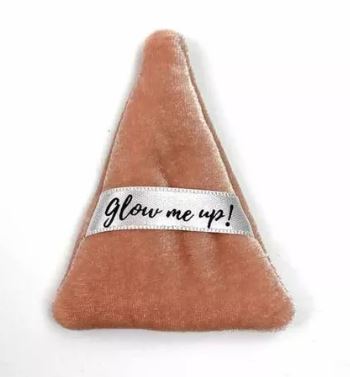 ESPONJA DE MAQUIAGEM TRIANGULAR DE VELUDO | GLOW ME UP!