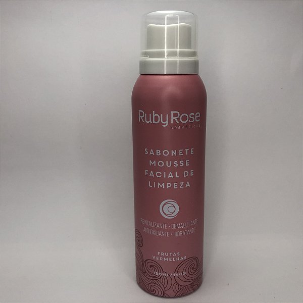 SABONETE MOUSSE FACIAL DE LIMPEZA NUVEM DE ALGODÃO - RUBY ROSE