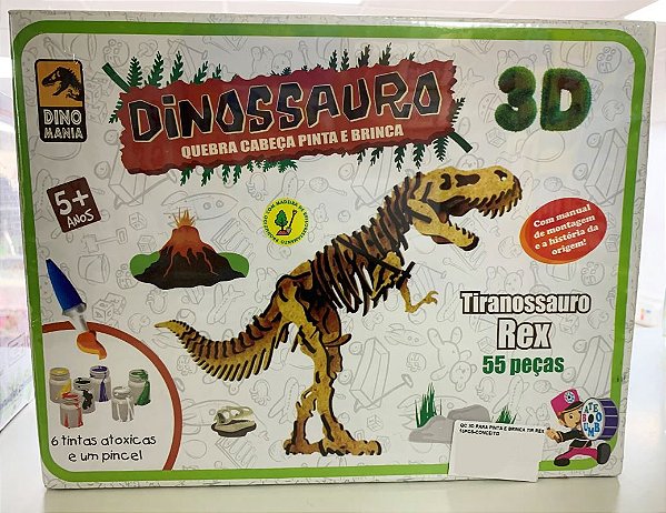 Quebra Cabeça Dinossauro Rex