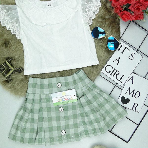 CONJUNTO PATRICIA - TAMANHO 9-12 MESES
