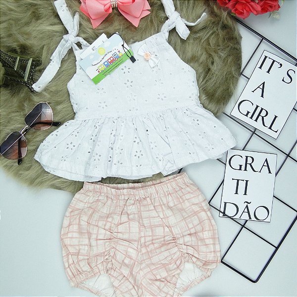 CONJUNTO CECILIA TAMANHO P AO GG