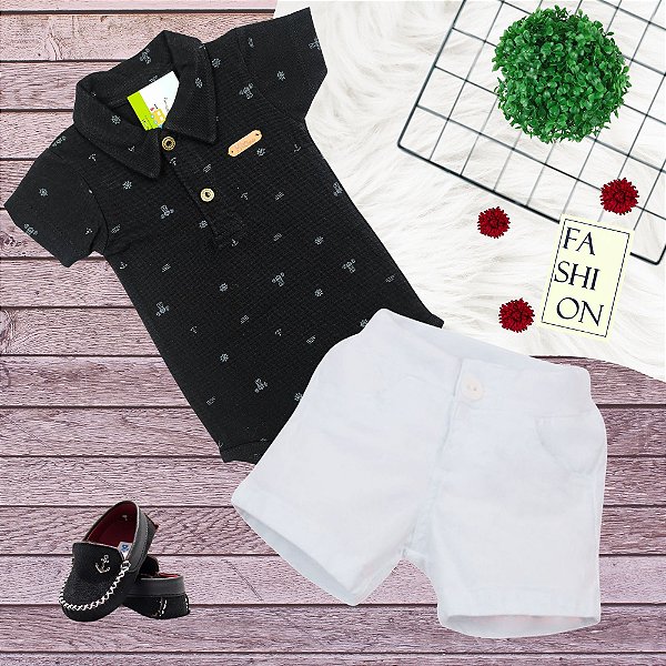 SHORTS SOCIAL MASC. WHITE2052 - TAMANHO P AO GG