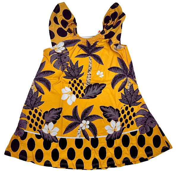 VESTIDO NANAI ESTAMPADO SELVA TAMANHO 1 AO 8