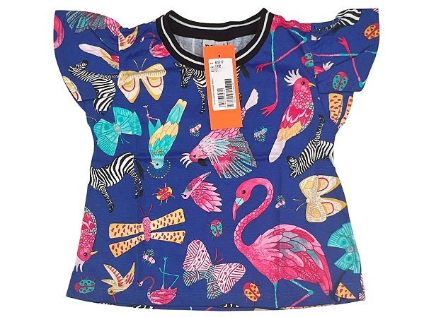 BLUSA CROPPED NANAI ROXO NEON  TAMANHO 1 AO 8