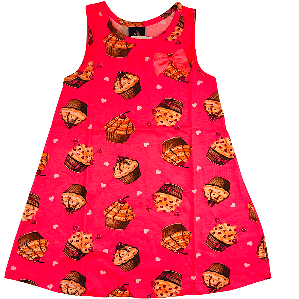 VESTIDO PIPA BY KYLY ROSA DOCES TAM 1 AO 8