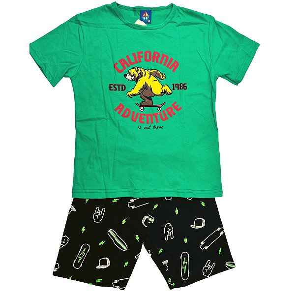 CONJ MASC CAMISETA PIPA BY KYLY CALIFORNIA