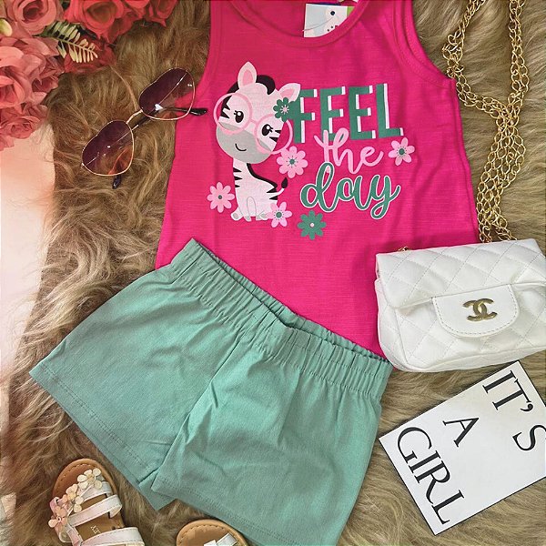 CONJ FEM PIPA BY KYLY FEEL THE DAY ROSA