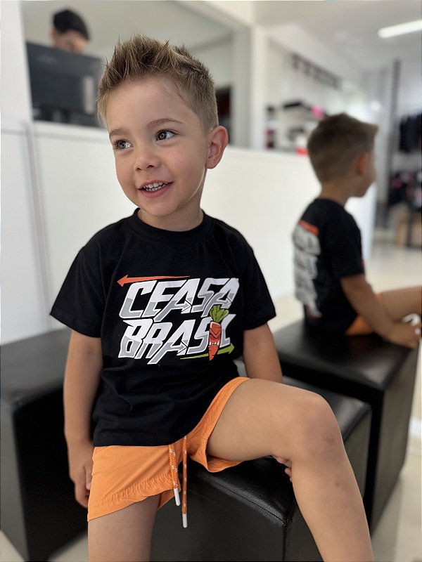 Camiseta Infantil Ceasa Brasil - Quem Tem Medo Pula Fora