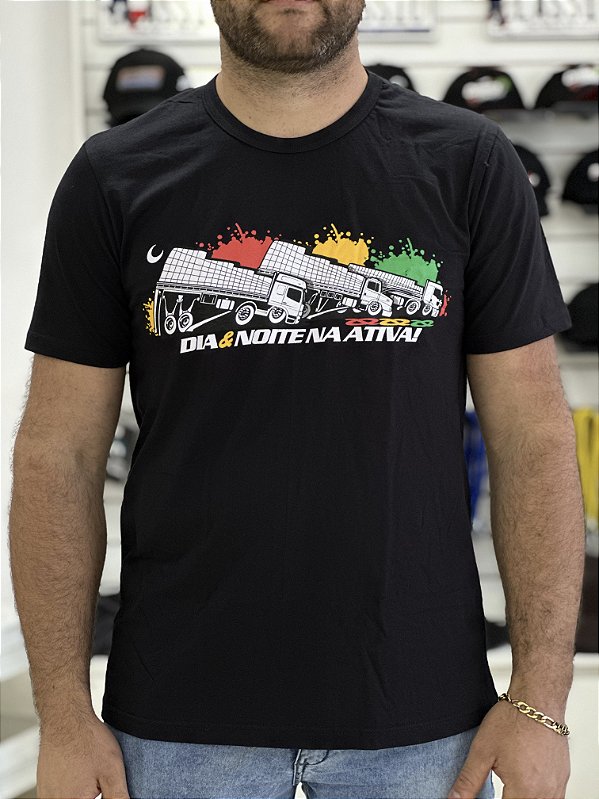 Camiseta Dia & Noite Na Ativa