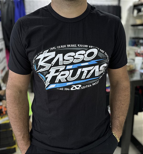 Camiseta Pzinha - Basso Racing Preta